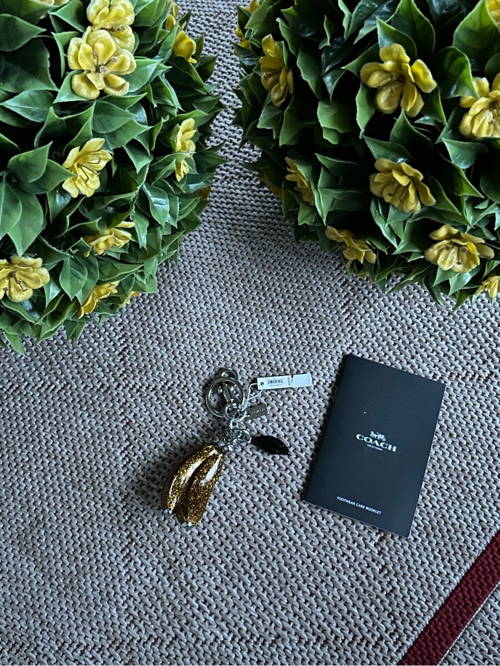 COACH NWT BANANA BAG CHARM/KEY CHARM